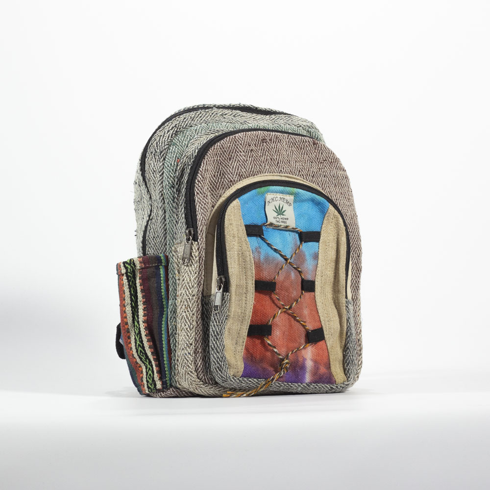 Medium Hemp Backpack 12
